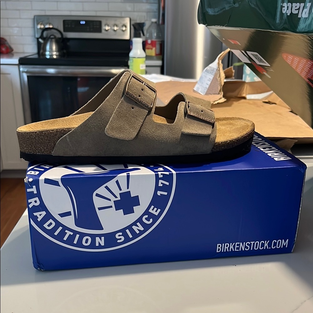 Birkenstock Brown Suede Sandals